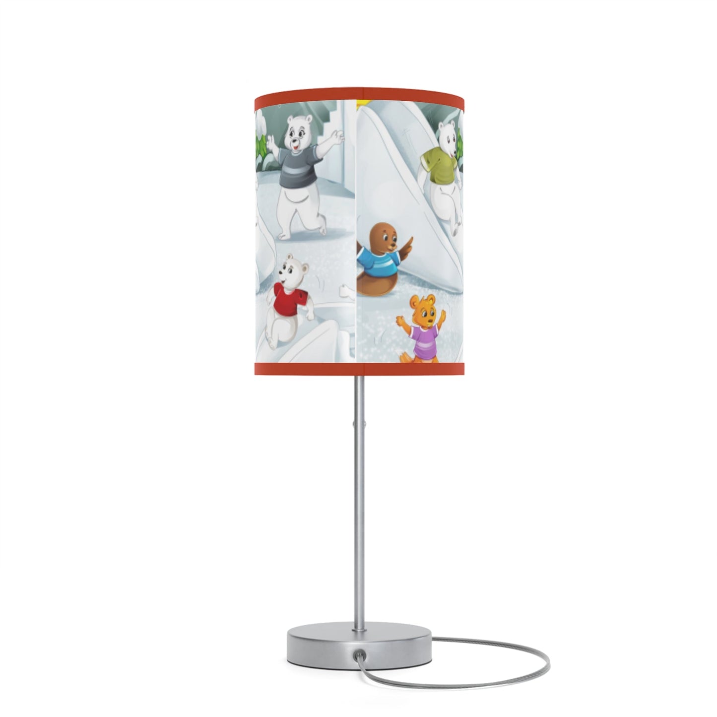 Poro the Polar Bear Lamp on a Stand