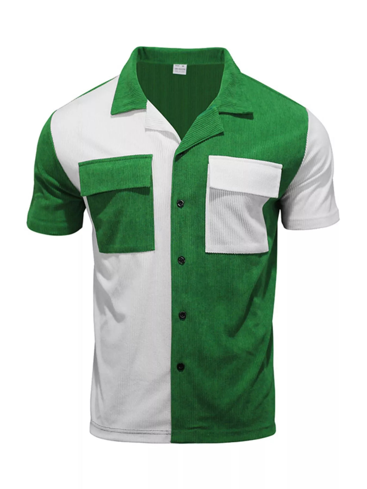 Two-tone corduroy shirt, view 7