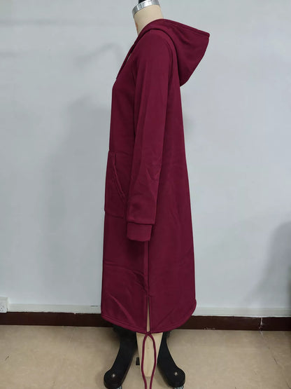 Hooded sweatshirt dress, view 13