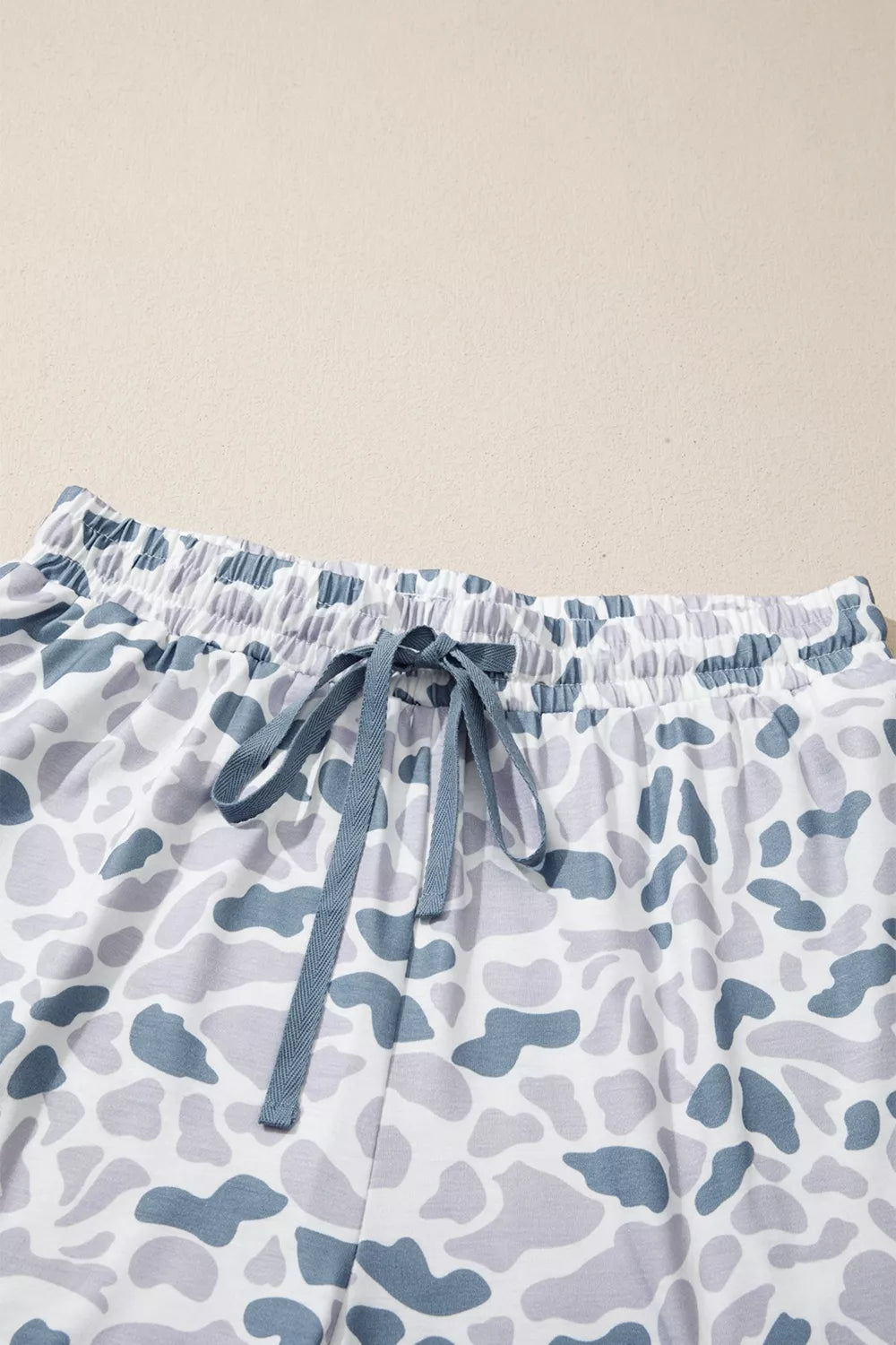 Camouflage Print Pajama Set