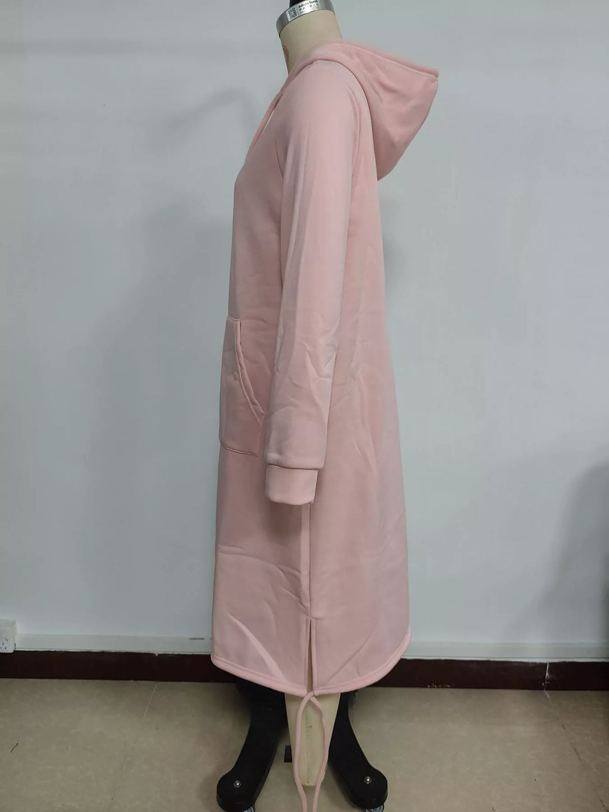 Hooded sweatshirt dress, view 2
