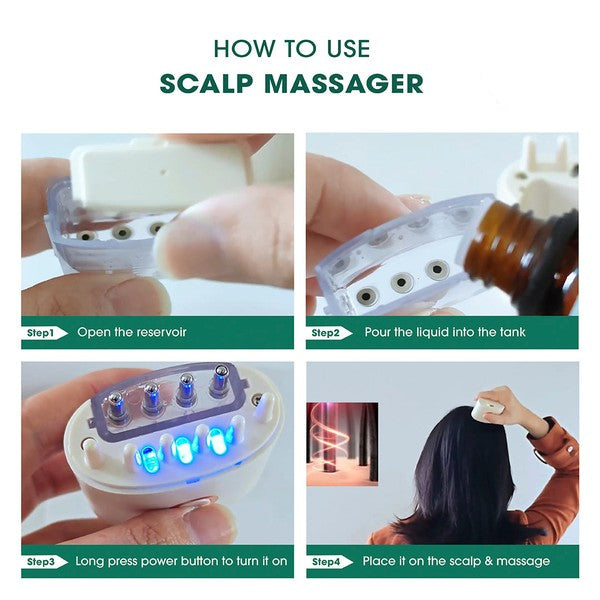 Electric Oil Applicator and Vibration Scalp Massage