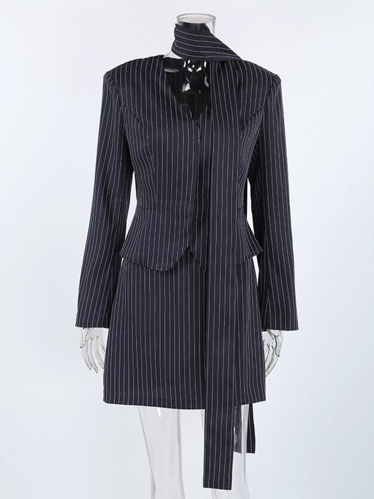 Blazer and skirt set, view 7