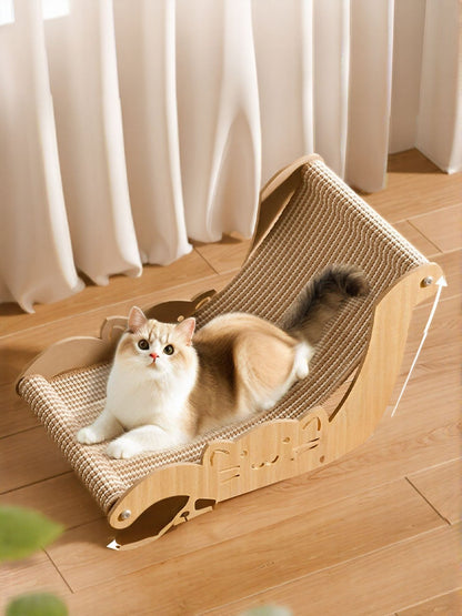Cat Scratching Board Recliner