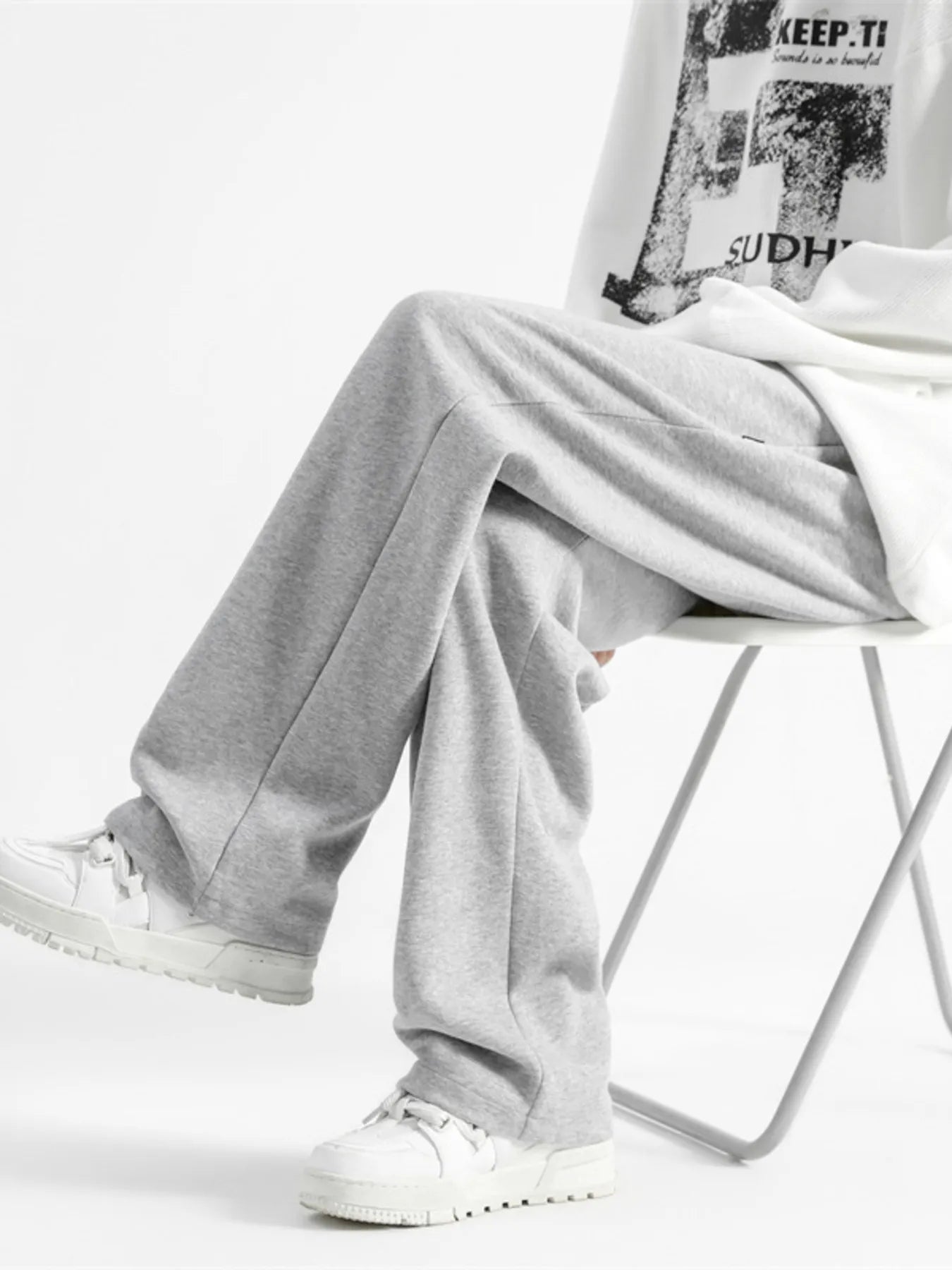 Men's Full Size Casual Loose-Fit Sweatpants