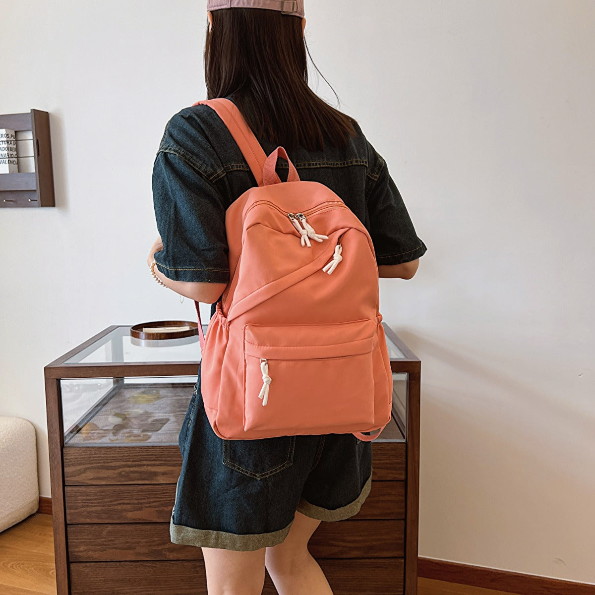 Cloth Backpack Bag and Sling Bag