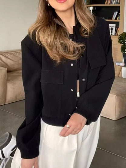 Cropped bomber jacket, view 9