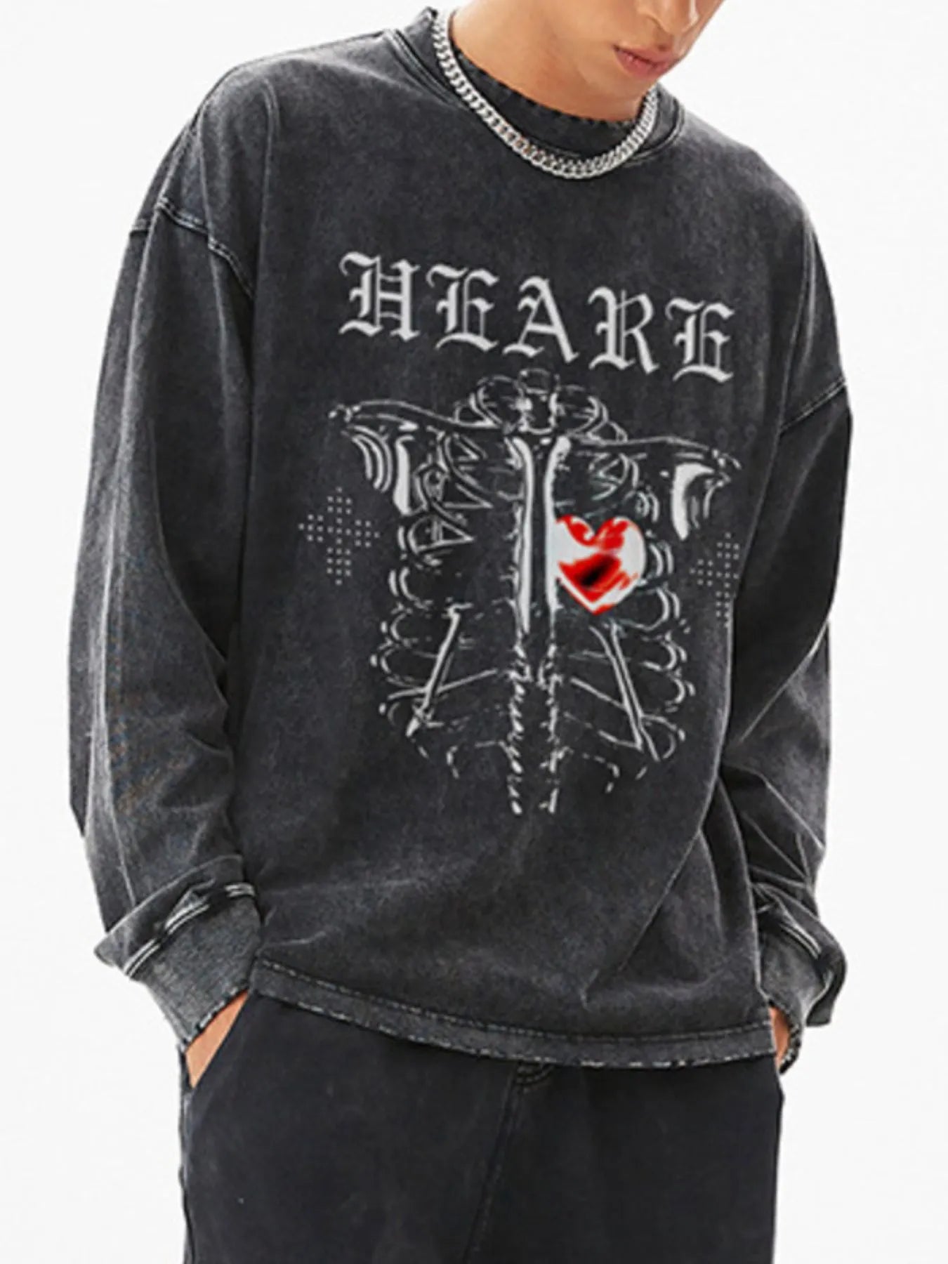 Men's Dropped Shoulder Sweatshirt