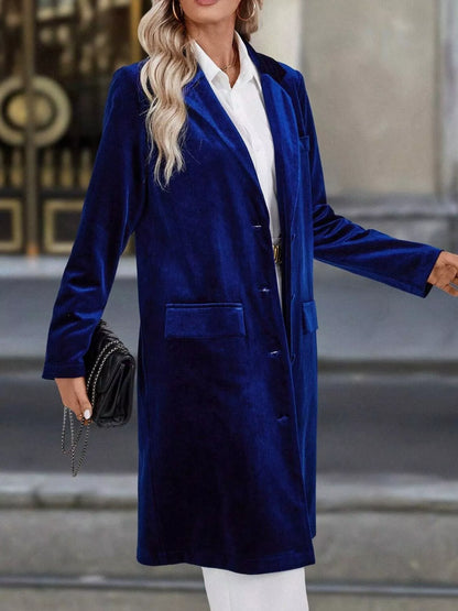 Long Sleeve Longline Coat