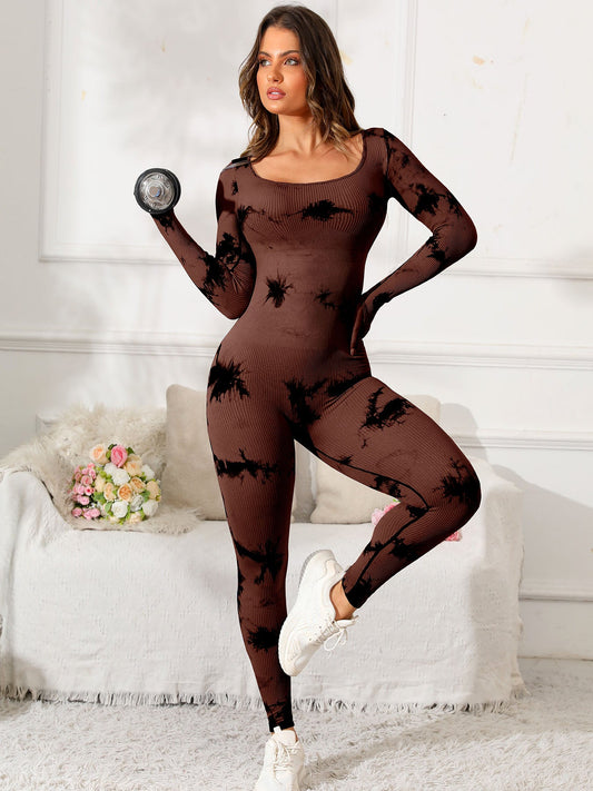 Long Sleeve Active Jumpsuit