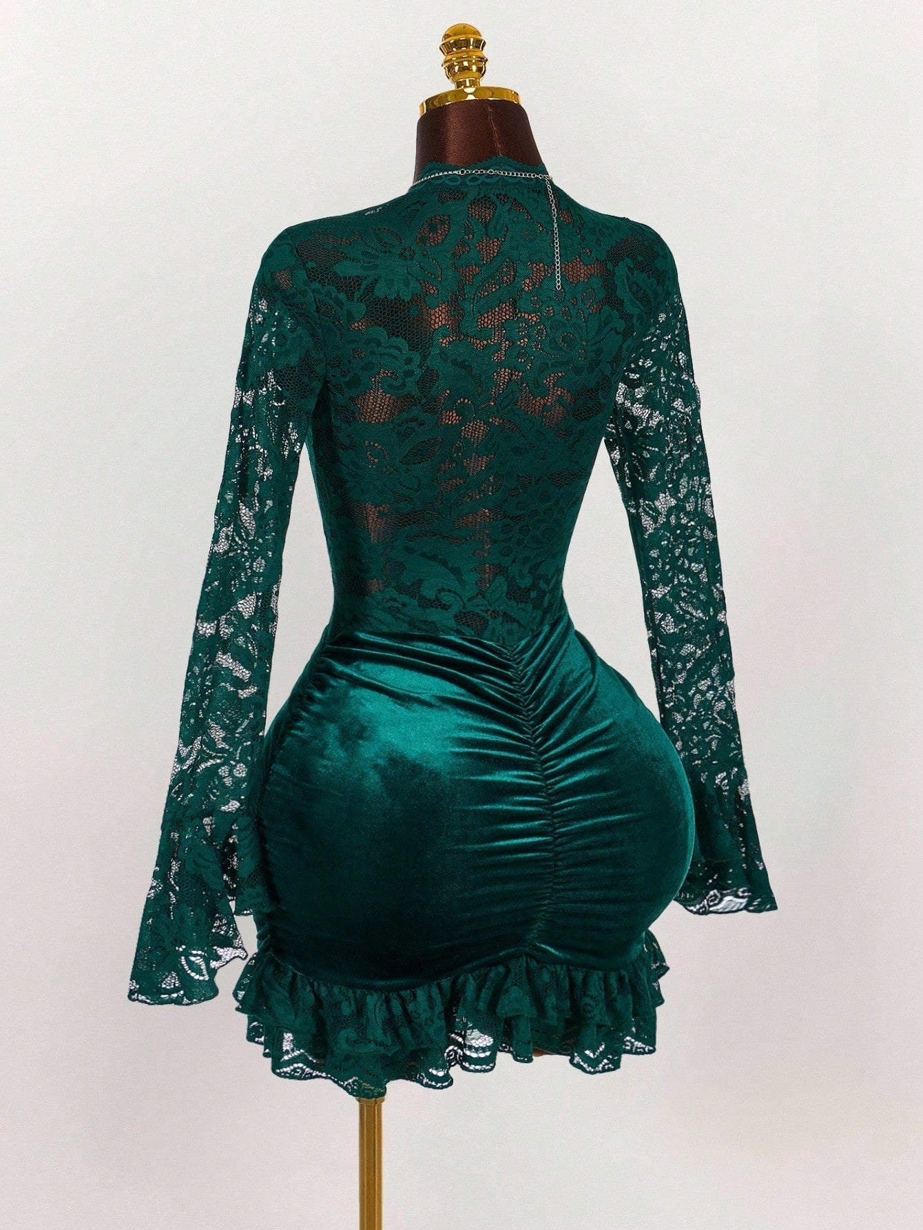 V-Neck Hip-Hugging Short Dress