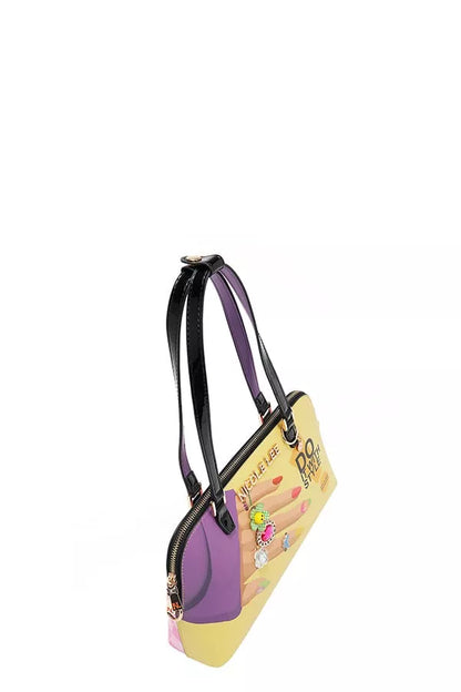 Nail Polish Dome Shoulder Bag