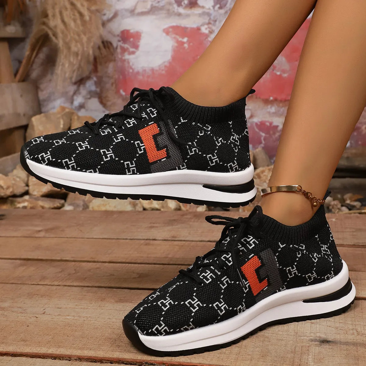 Round Toe Platform Athletic