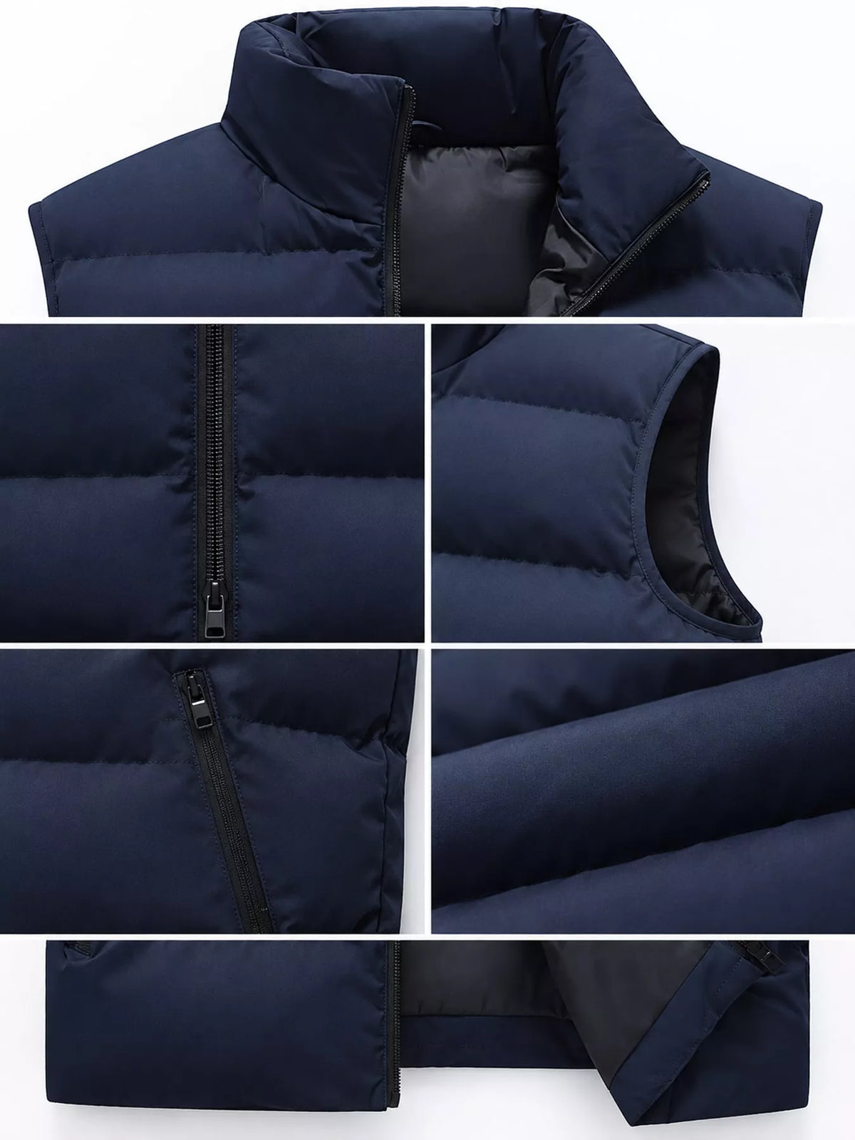 Men's lightweight puffer vest, view 12
