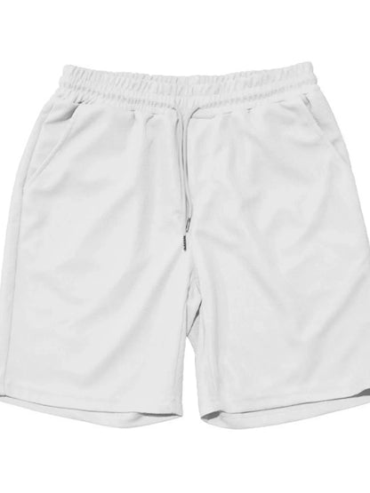 Men's Round Neck Short Sleeve Top and Shorts Set