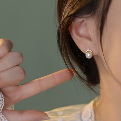 Freshwater Pearl Stud Earrings