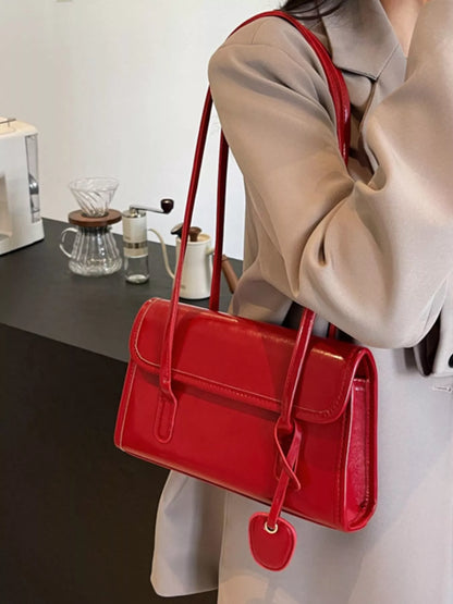 PU Leather Shoulder Bag