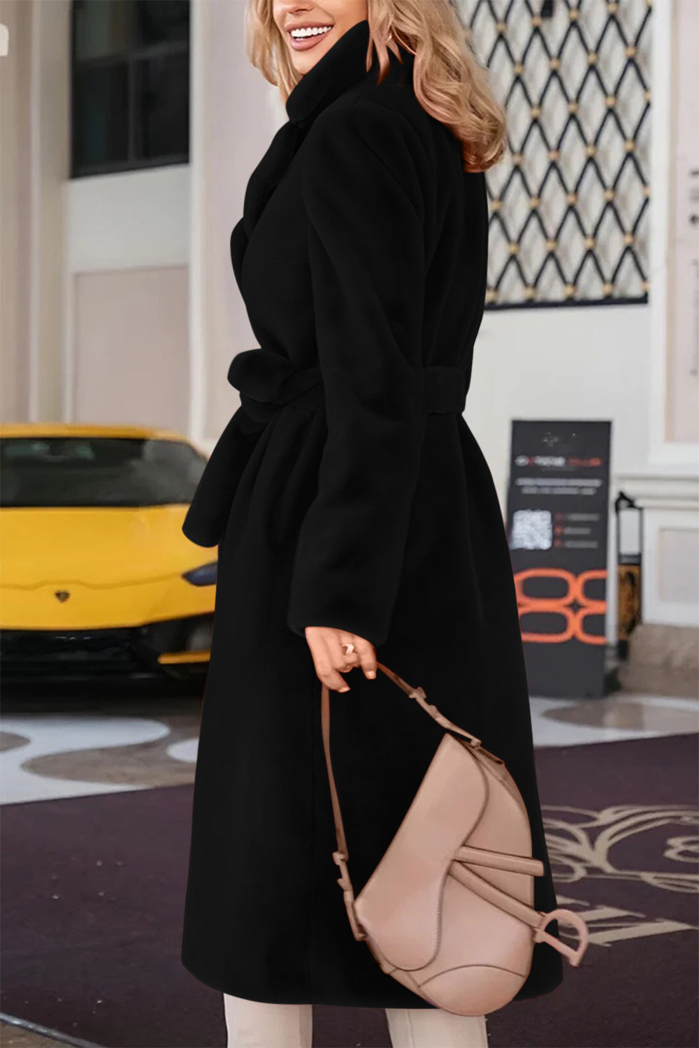 Full Size Fuzzy Coat