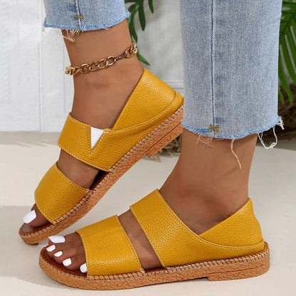 Open Toe Flats Sandals