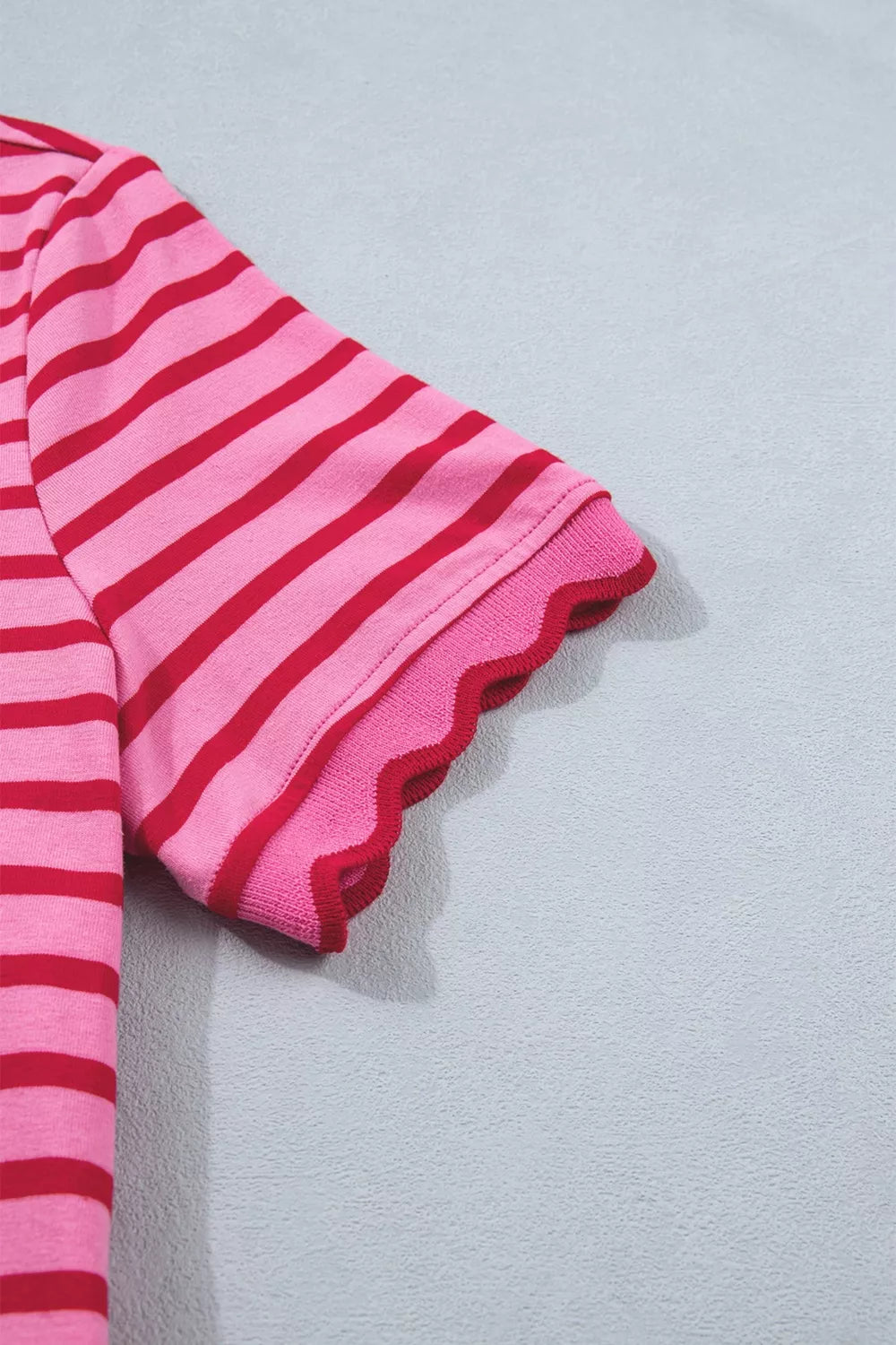 Short Sleeve Side Slit Maxi Tee Dress