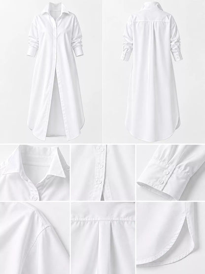 Curvy women's longline shirt, view 6