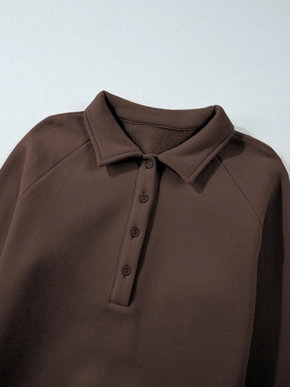 Sweatshirt and High Waist Pants Active Set