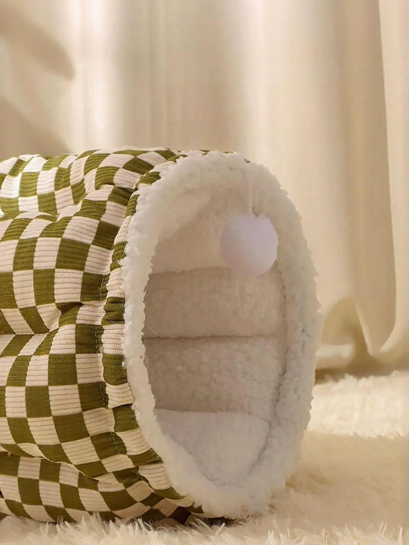 Cozy Plush Pet Tunnel Nest