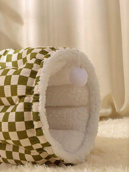 Cozy Plush Pet Tunnel Nest