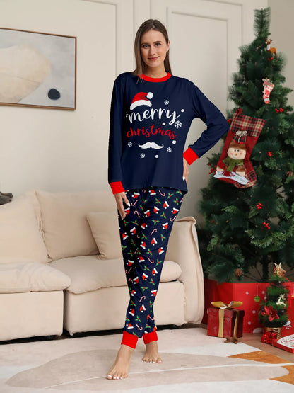 Full Size Family Matching Christmas Pajama Set Plus Size