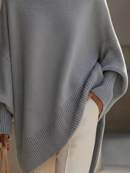 Batwing Sleeve Oversized Sweater
