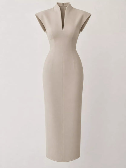 Plus size sleeveless bodycon dress, view 13