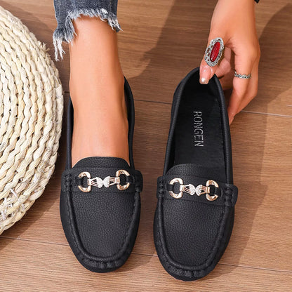 Round Toe Slip-Ons