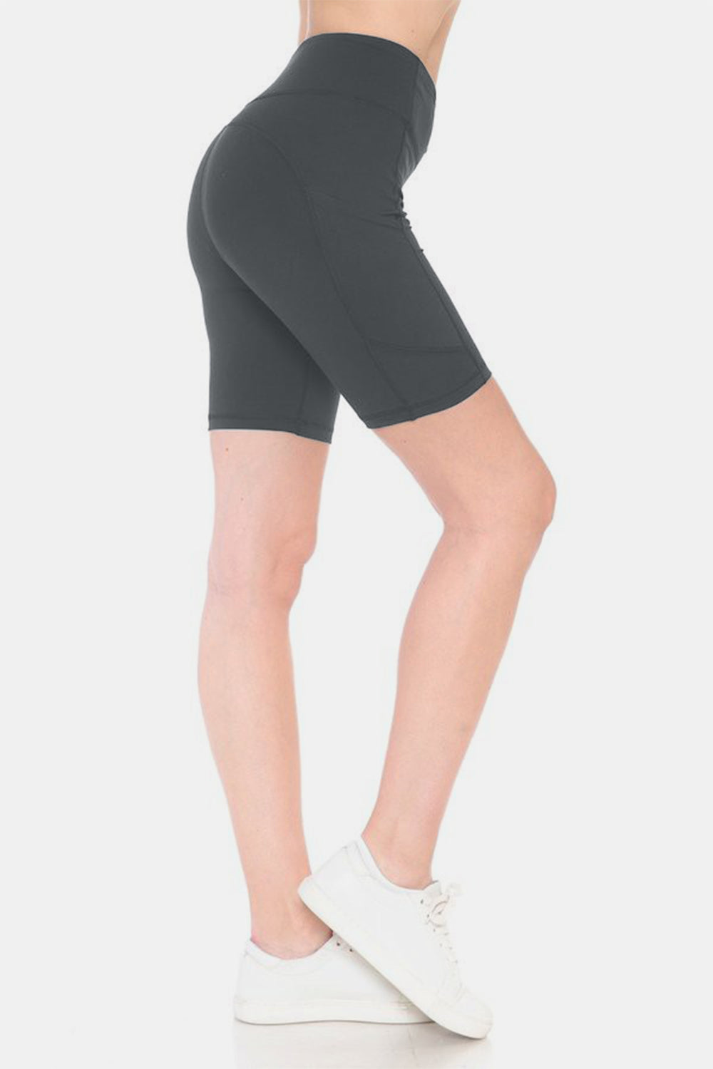 Leggings Depot Full Size High Waist Active Shorts - MONLANE