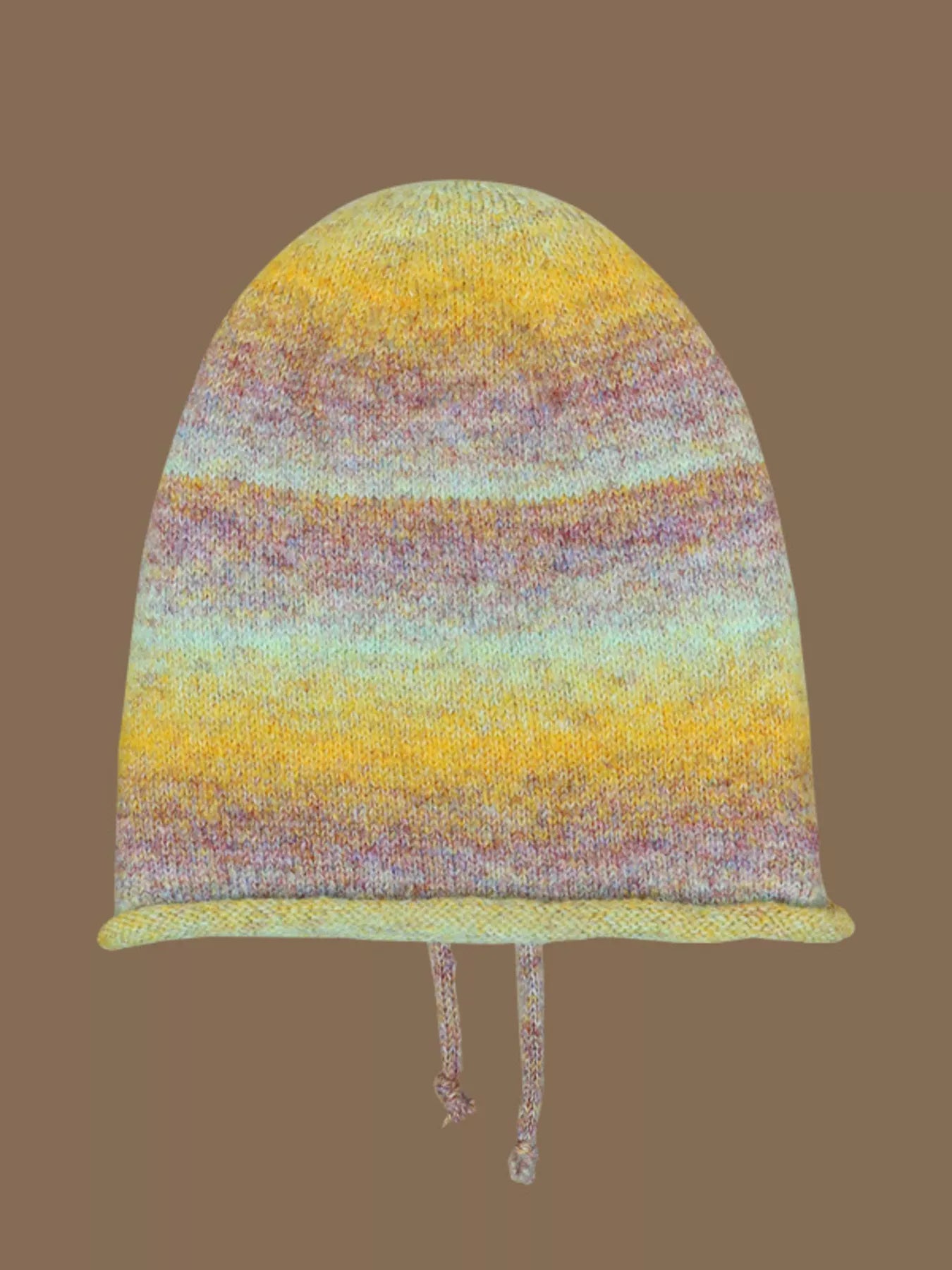 Colorful Knitted Tie-Dye Beanie Hat