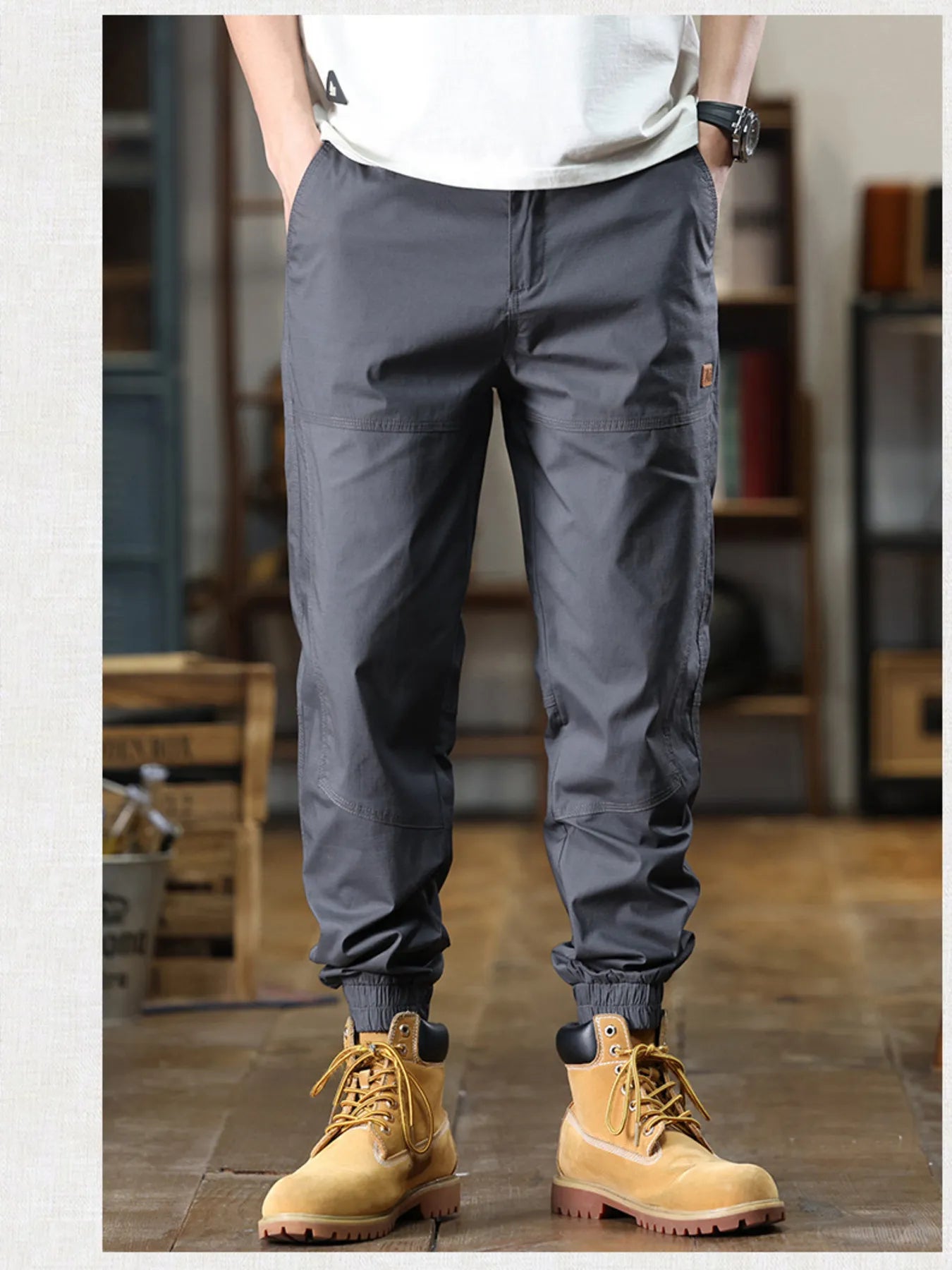 Men's Full Size Wide Leg Pants