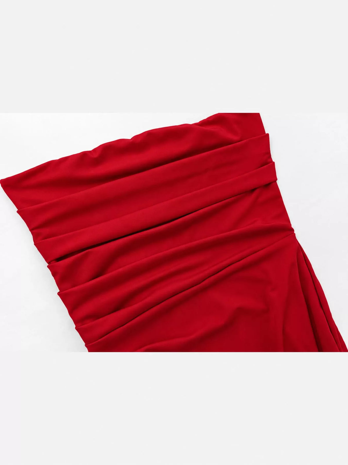 Strapless high-slit bodycon dress, view 24