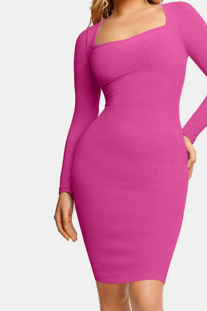 Full Size Built-In Shapewear Dress