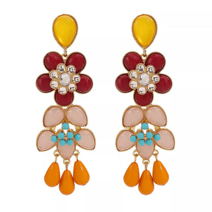 Flower Dangle Earrings