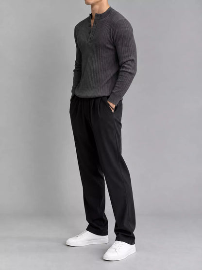 Men's ribbed knit top, view 7