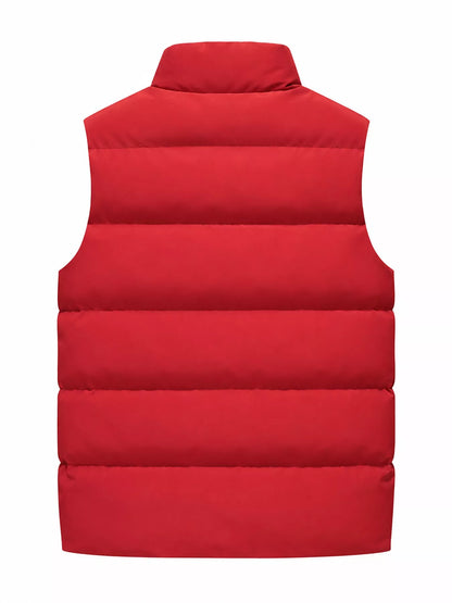 Men's thermal puffer vest, view 15