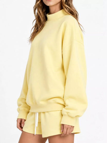 Plus Size Oversized Dropped-Shoulder Sweatshirt, 13 Colors