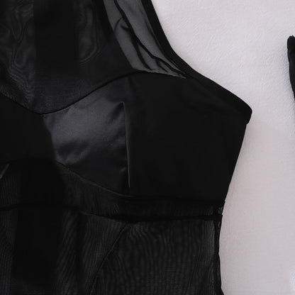 One-piece Body-Shaping Three-Piece Set with Gloves