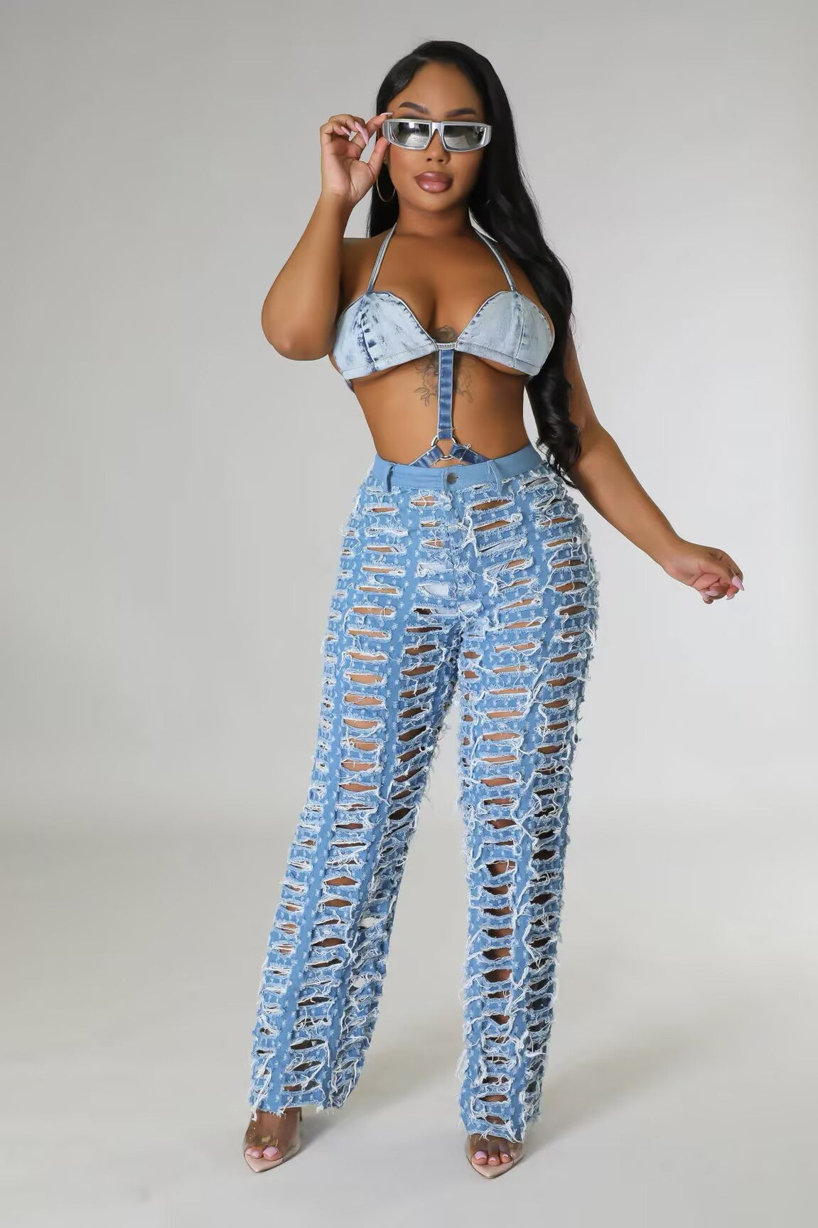 Tassel Wide Leg Pants