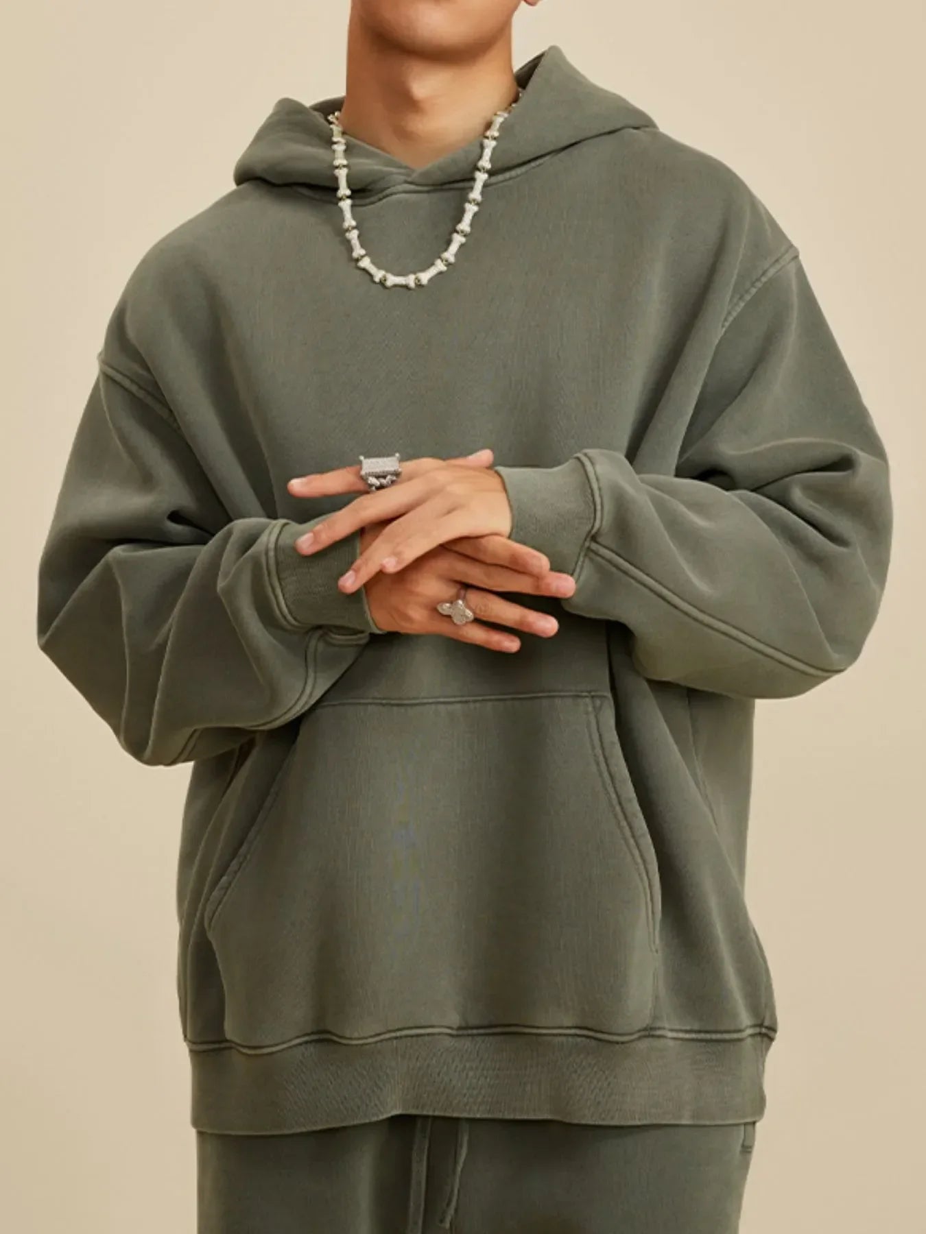 Men's Hoodie with Kangaroo Pocket