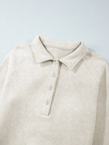 Sweatshirt and High Waist Pants Active Set