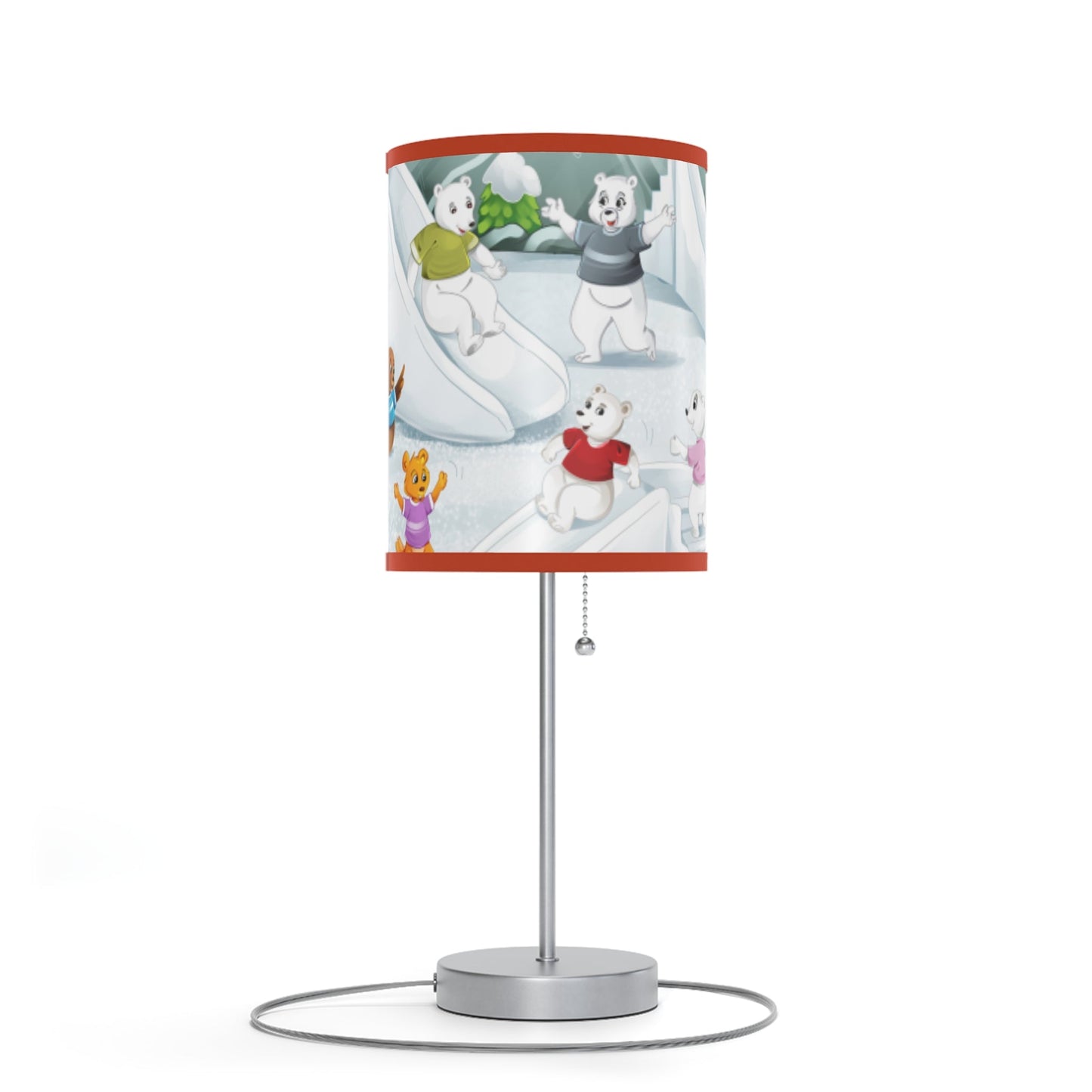 Poro the Polar Bear Lamp on a Stand