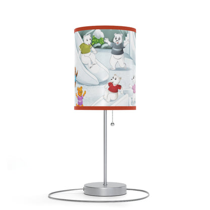 Poro the Polar Bear Lamp on a Stand