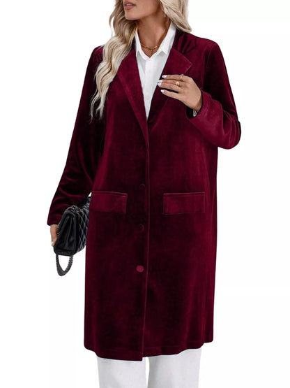 Long Sleeve Longline Coat