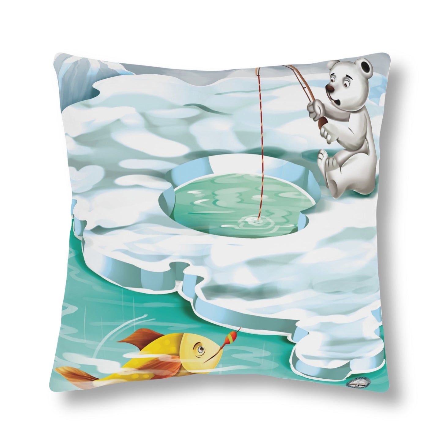 Poro The Polar Bear Waterproof Pillows