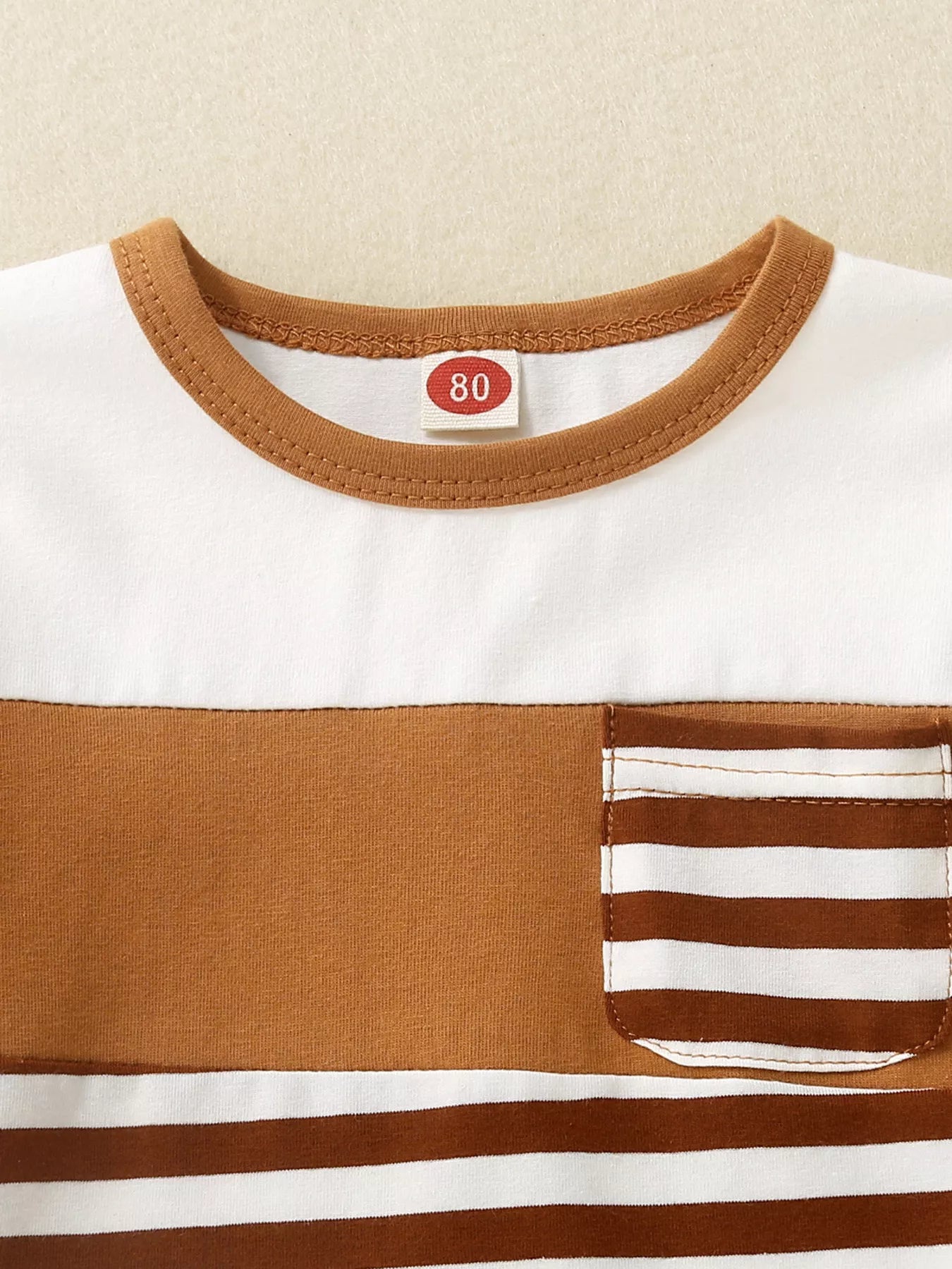 Children's Striped T-shirt and Shorts Set